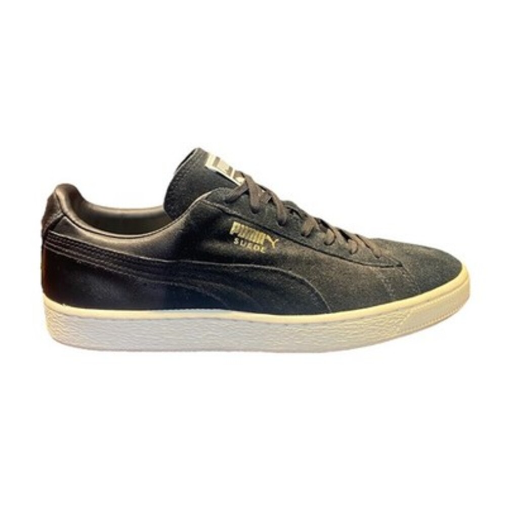 Puma Suede Classic Retro Sneakers Mens 9 Black Suede Low Top‎ Y2K